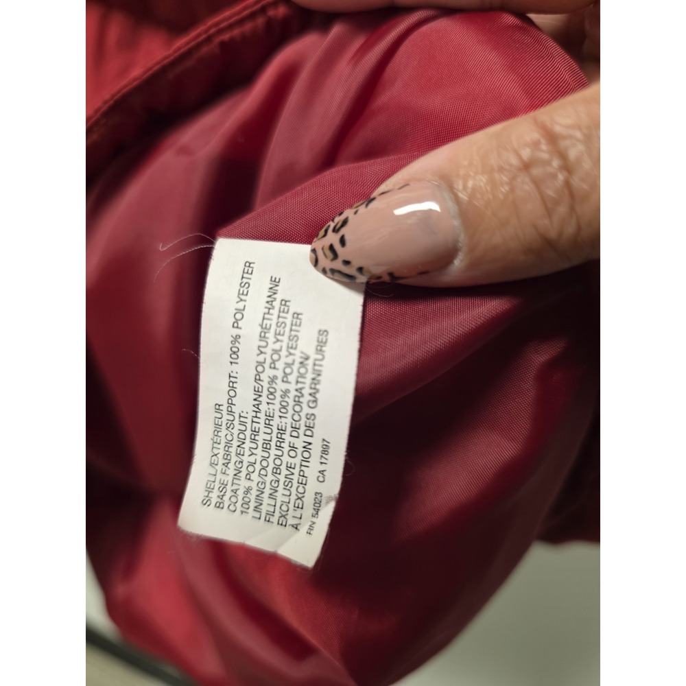 Gap Men's Puffer Vest XL Red Zip Sleeveless‎ Quilted Insulated Winter Outerwear - Picture 6 of 8